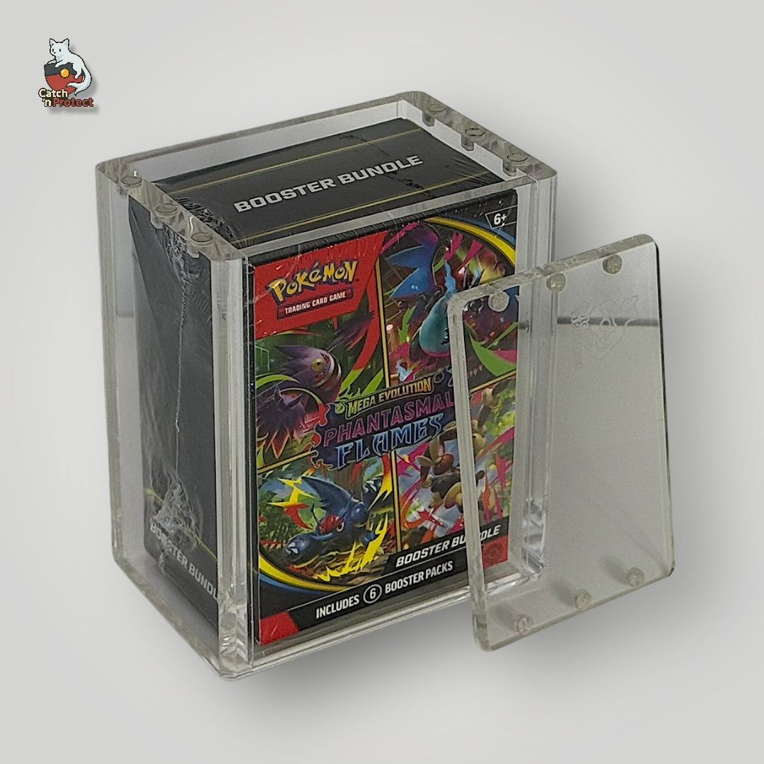 Pokmon TCG Booster Bundle Acrylic Protector Case Catch'n Protect LTD Pokmon TCG Booster Bundle Acrylic Protector Case Catch'n Protect LTD